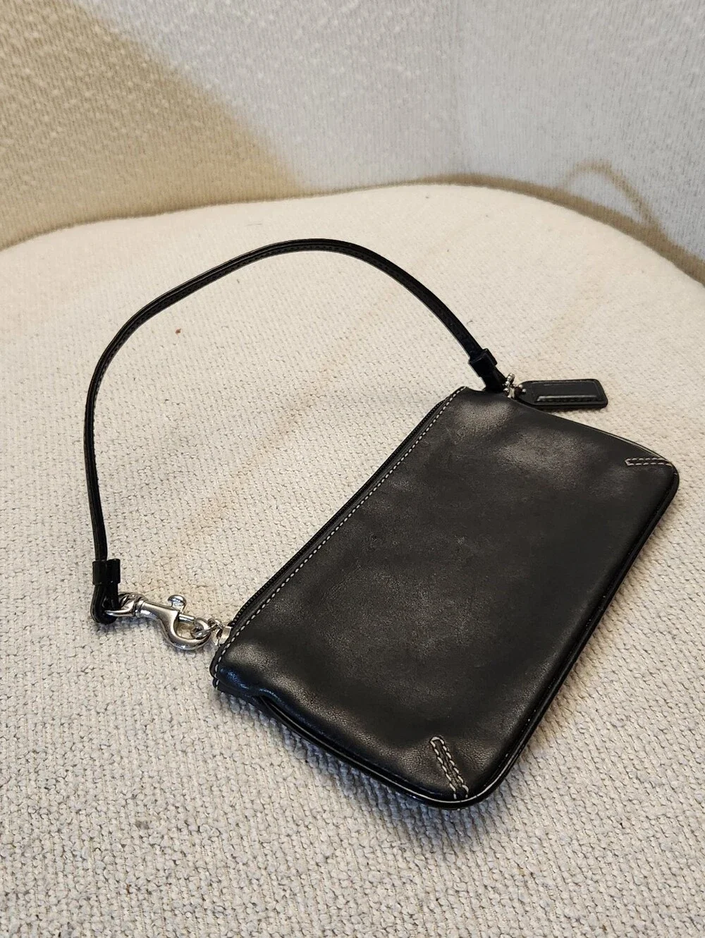 Coach leather wristlet